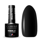 CLARESA hibridinis nagų lakas BLACK 900 5g – klasikinė juoda spalva manikiūrui ir pedikiūrui, patvarumas iki 3 savaičių