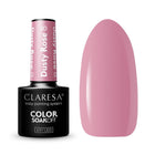 CLARESA hibridinis nagų lakas DUSTY ROSE 8 5g – pudruotas rožių atspalvis manikiūrui, patvarumas iki 3 savaičių