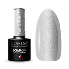 CLARESA hibridinis nagų lakas FULL GLITTER 1 5g manikiūras pedikiūras ilgalaikis blizgučių efektas