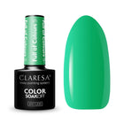 CLARESA hibridinis nagų lakas Full of Colors 5 5g – intensyviai pigmentuotas žalias atspalvis manikiūrui ir pedikiūrui