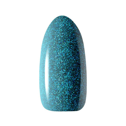 CLARESA Galaxy Green hibridinis lakas – drąsi miško žalia stilizacija nagams su žėrinčiomis dalelėmis
