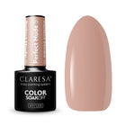 CLARESA hibridinis nagų lakas PERFECT NUDE 5 5g – natūralus smėlio beige atspalvis manikiūrui