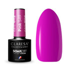 CLARESA hibridinis nagų lakas PINK 549 5g – brandžios avietės spalva su violeto atspalviu, ilgalaikis blizgus manikūras