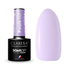 CLARESA hibridinis nagų lakas PURPLE 601 5g – šviesiai alyvinė spalva profesionaliam manikiūrui iki 3 savaičių
