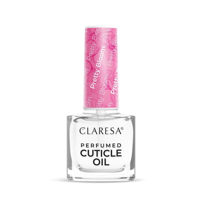 CLARESA Pretty Bloom nagų ir odelių aliejus 5 ml – profesionalus manikiūro aliejus odelių ir nagų priežiūrai
