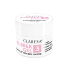 CLARESA nagų priauginimo gelis RUBBER GEL 3, 12 g – guminės formulės gelis nagų plokštelės korekcijoms