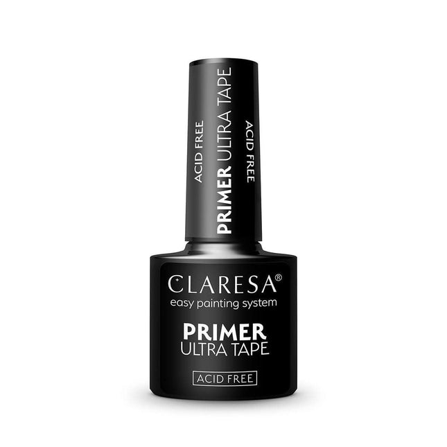 CLARESA Primer Ultra Tape nerūgštinis nagų gruntas 5 ml – maksimalus hibridinės dangos sukibimas manikiūrui
