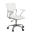 BS CorpoComfort BX-2015 balta biuro kėdė – ergonomiška darbo vietos kėdė grožio salonui ar studijai