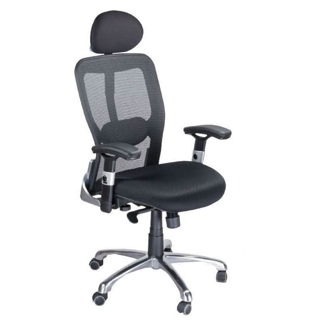 BS CorpoComfort BX-4029A ergonominė biuro kėdė juoda – reguliuojama sėdynė ir nugaros atrama profesionaliam komfortui