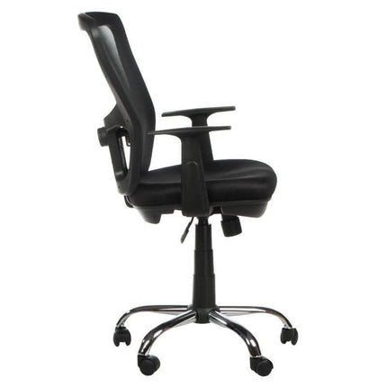 CorpoComfort BX-4032EA kėdės juoda eko odos apmušalas – lengvai valoma profesionali medžiaga salonui