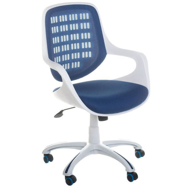 BS CorpoComfort BX-4325 mėlyna biuro kėdė – ergonomiška sėdėjimo vieta profesionaliam salonui ar biurui