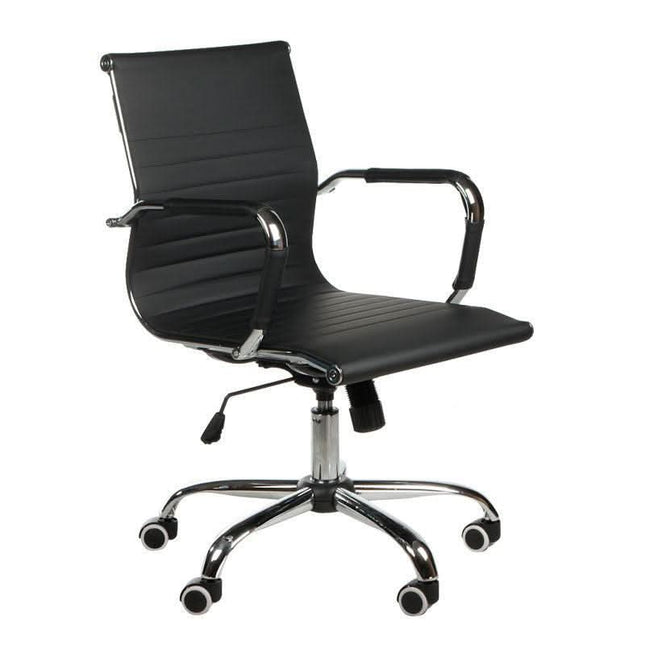 BS CorpoComfort BX-5855 juoda biuro kėdė – ergonomiška sėdimoji vieta profesionaliam salonui