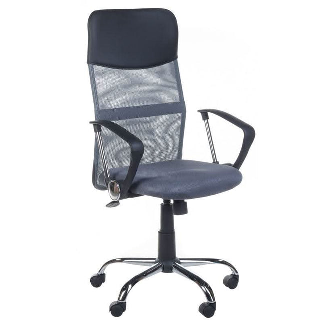 BS CorpoComfort BX-7773 biuro kėdė šviesiai pilka – ergonomiška sėdėjimo vieta profesionaliam grožio salonui