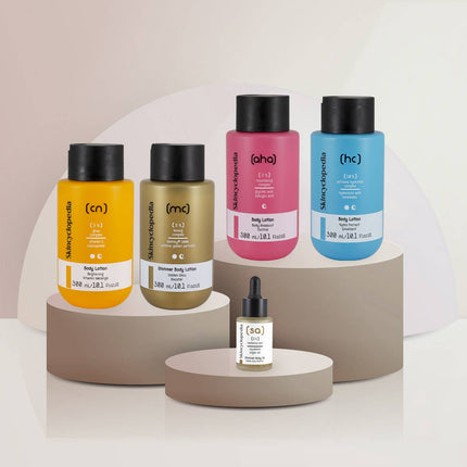 Skincyclopedia 30ml kūno aliejaus buteliukas su lašintuvu – tikslus dozavimas profesionalioms procedūroms