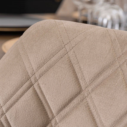 Mebel Elite DAKOTA Walnut kėdė iš arčiau – aukštos kokybės veliūrinis apmušalas profesionaliam salonui