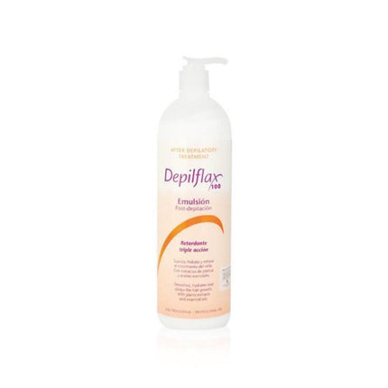 DEPILFLAX 100 emulsija po depiliacijos procedūros 500 ml – profesionali kosmetika odos drėkinimui ir raminimui salone