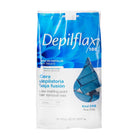 DEPILFLAX kietasis vaškas depiliacijai be juostelių AZULENE 1 kg – raminantis, jautriai odai, salonams