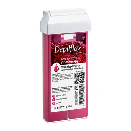 Depiliacinis vaškas kasetėje DEPILFLAX 100 VINOTHERAPY, 110 g