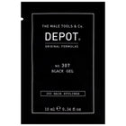 Depot NO. 307 juodas plaukų gelis 10ml – profesionali stilizavimo priemonė kirpykloms