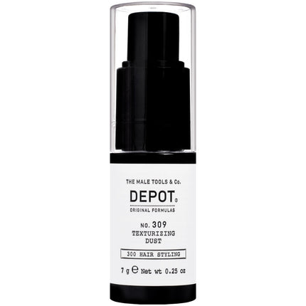 Depot NO. 309 Texturizing Dust plaukų formavimo pudra 7g – profesionali tekstūros suteikianti priemonė salonams