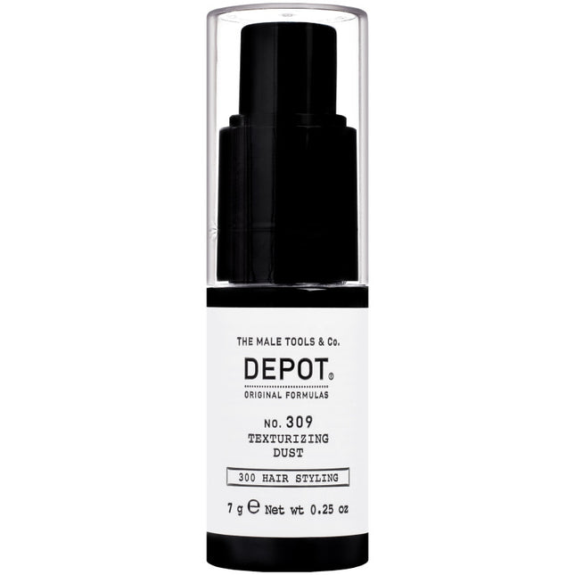 Depot NO. 309 Texturizing Dust plaukų formavimo pudra 7g – profesionali tekstūros suteikianti priemonė salonams