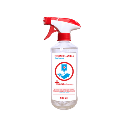 Dezinfekantas rankoms +MEDtechnology, 500 ml (atitinka Lietuvos higienos reikalavimus) - Beauty Kit
