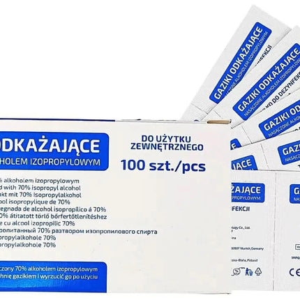 Vienkartinės antibakterinės servetėlės 100 vnt – higienos užtikrinimas kirpykloje ir manikiūro salone