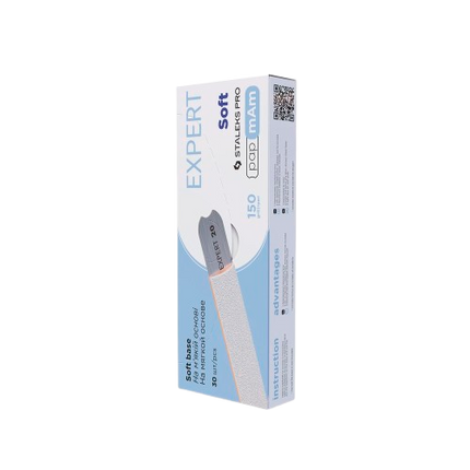 Staleks Pro Expert 20 Soft maunamos dildės PapMam #150 25vnt – profesionalios nagų šlifavimo priemonės manikiūrui