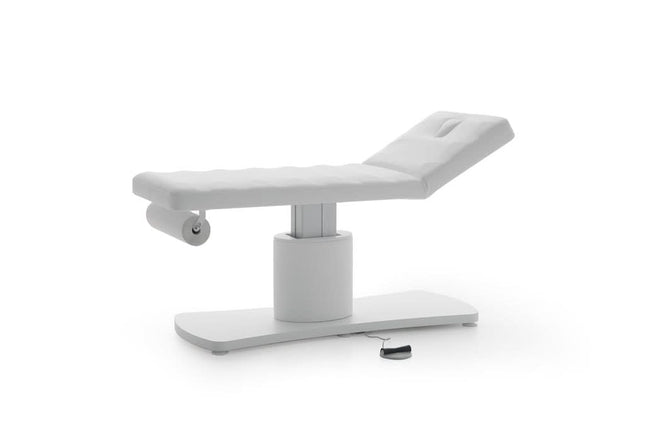 VISMARA E-Motion 2.0 elektrinis masažo gultas 2 variklių, baltos spalvos – profesionaliam salonui