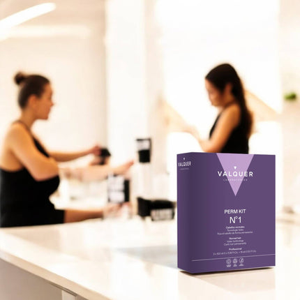 BeautyKit tiekiamas VALQUER garbanojimo kompleksas kirpykloms – švelniai veikia plaukų struktūrą