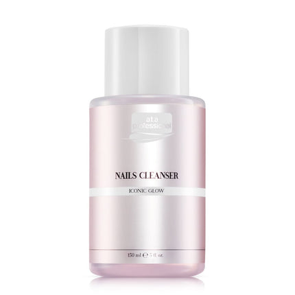A.T.A Professional NAILS CLEANSER ICONIC GLOW 150ml – profesionalus nagų plokštelės valiklis su rožių aromatu manikiūro salonams