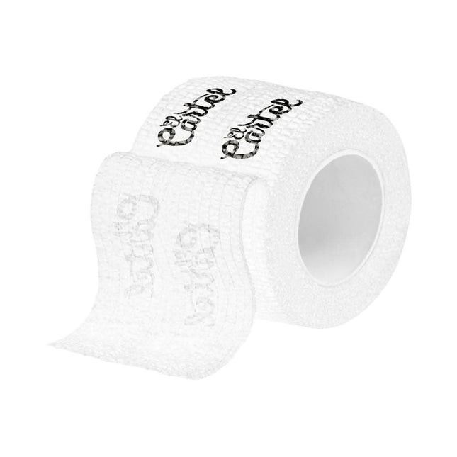 EL CARTEL elastinė GRIP juosta tattoo aparatams 4,5m x 5cm balta – silikoninė rankenos juosta tatuiruočių mašinėlei