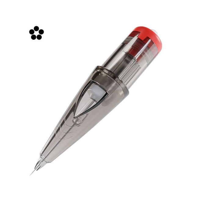 EL CARTEL kartridžas tatuiruotėms 0,18 mm 5RL Liner 10 vnt. – ultra plonos linijos adata profesionalams