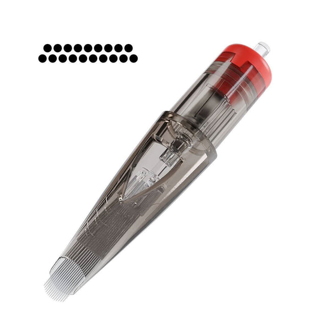 EL CARTEL kartridžas tatuiruotėms 0,30 19 Soft Edge Magnum LT, 10 vnt. – profesionalus tatuiruočių adatos kartridžas