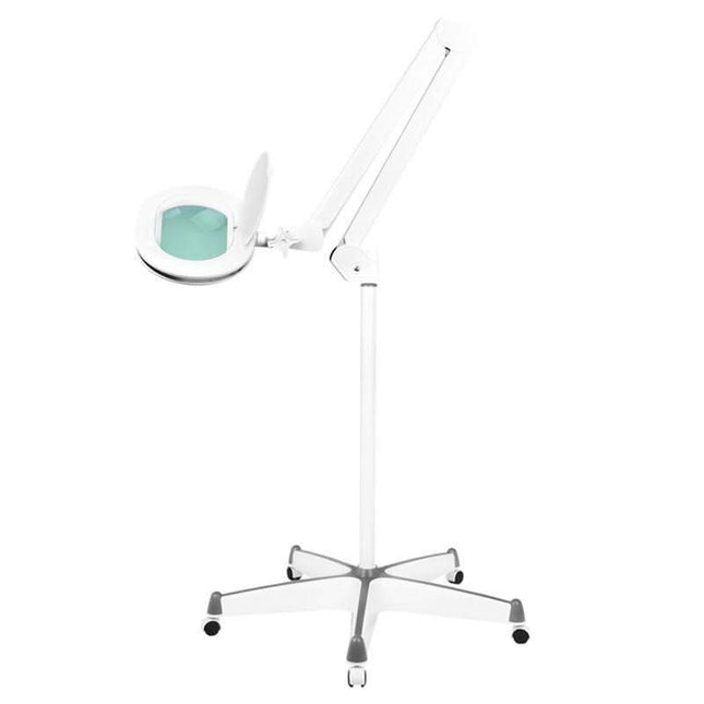 ELEGANTE kosmetologinė pastatoma lempa-lupa 6027 60 LED SMD 5D su šviesos reguliavimu – profesionali apšvietimo priemonė