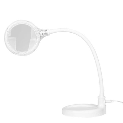 ELEGANTE 2014-2R kosmetologinė stalinė LED lempa-lupa 30 SMD 5D apšvietimui salone
