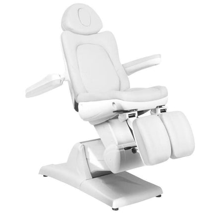 AZZURRO 870S PEDI balta pedikiūro kėdė su 3 elektros varikliais podologijos kabinetui