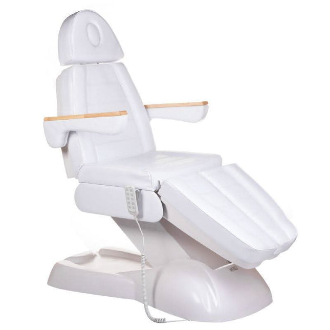 Elektrinė pedikiūro kėdė LUX PEDICURE BG-273E 5 varikliai balta – profesionali BS kėdė pedikiūro kabinetui