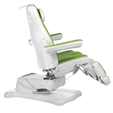 BS MAZARO BR-6672C žalia pedikiūro kėdė su 3 varikliais – ergonomiška sėdima vieta kosmetologijos salonui