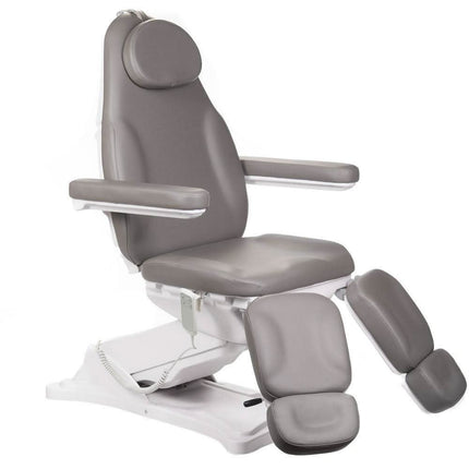 BS MODENA PEDI BD-8294 pilka pedikiūro kėdė grožio salonui – ergonomiška konstrukcija ir elektrinis pakėlimo mechanizmas