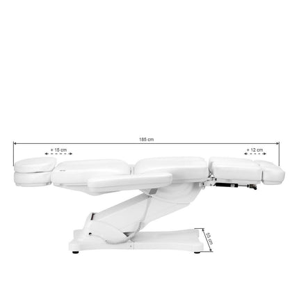 Elektrinė pedikiūro kėdė SILLON CLASSIC kampo vaizdas – kompaktiškas baldas mažesnio ploto kabinetams