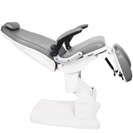 Profesionali elektrinė AZZURRO kėdė podologijos kabinetui – pilka spalva, 3 variklių sistema
