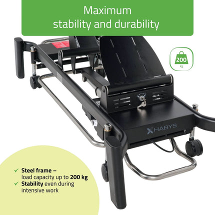 Elektrinis chiropraktikos stalas HABYS UPRIGHT CHIRO Z7, juodas - kitas vaizdas