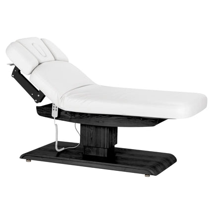Elektrinis gultas SILLON RELAX, baltas, juodas pagrindas - iš arti