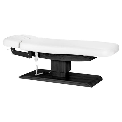 Elektrinis gultas SILLON RELAX, baltas, juodas pagrindas - detalės