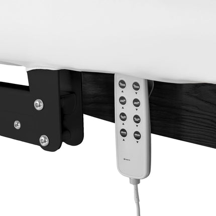 Elektrinis gultas SILLON RELAX, baltas, juodas pagrindas - nuotrauka 7