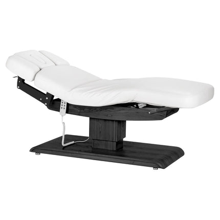 Elektrinis gultas SILLON RELAX, baltas, juodas pagrindas