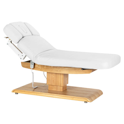 Elektrinis gultas SILLON RELAX, baltas, šviesus pagrindas - iš arti