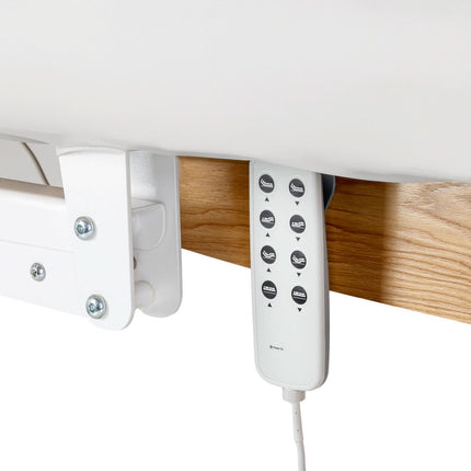 Elektrinis gultas SILLON RELAX, baltas, šviesus pagrindas - nuotrauka 7