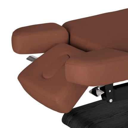 Elektrinis gultas SILLON RELAX, rudas, juodas pagrindas - nuotrauka 14